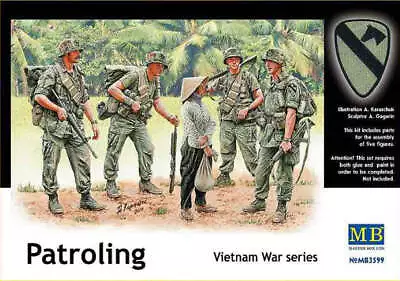 MasterBox 1/35 US Patrolling Vietnam War Series MB3599 • $17.99