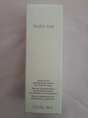 Mary Kay Mint Bliss Energizing Lotion For Feet And Legs - 3fl. Oz • $11.50