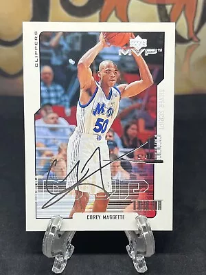 2000-01 Upper Deck MVP Corey Maggette #119 Silver Script Los Angeles Clippers • $0.99