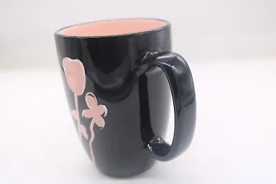 Mary Kay Star Consultant-Black And Pink Florals-Coffee Cup • $15