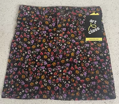 Art Class Girls Corduroy Mini Skirt Medium • $9.99