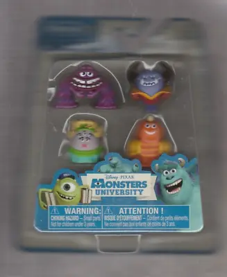 Monsters University Disney Pixar 4pcs Mini Figures - Walmart Exclusive Sealed • $10.95