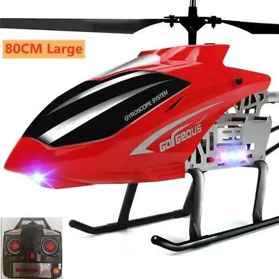 80cm Large Rc Helicopter 2.4g Professional Outdoor Big Size Altitude Hold LED Li • $59.50