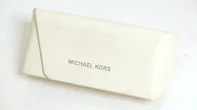 VGUC Genuine Michael Kors White Leather Eyeglass Case • $5.88