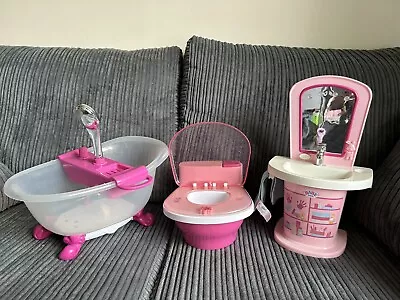 Baby Born Bundle Bath With Shower Toilet And Basin All With Sounds • £29.99