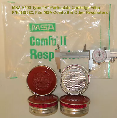 (24) MSA Type H P100 459322 Cartridge Filters For MSA Comfo II. Similar 815175 • $54