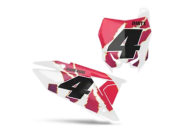 Dirtx Industries Suzuki Retro Number Plate Graphics Rm Rmz 65 85 125 250 450 • $69.95