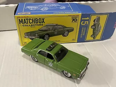 1/71 Matchbox 1978 Dodge Monaco Boone County Missouri Sheriff Police Rubber Tyre • £4.99