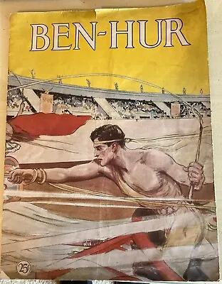 Ben-Hur History Of Movie Production Book Metro-Goldwyn-Mayer Original 1926 • $24