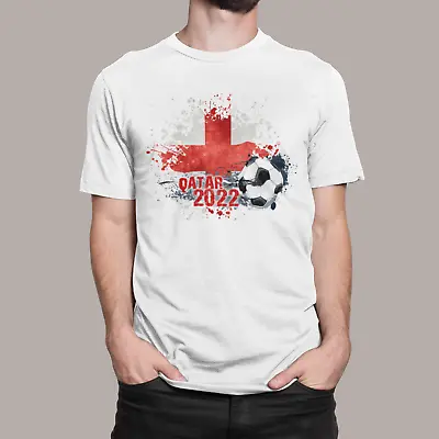 £8.99 • Buy England T Shirt Qatar World Cup 2022 St George Cross Its Coming Home Adults Kids