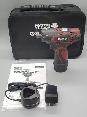 Matco Tools Mcl12s 12v 1/4  Screw Gun Kit (ec1029079) • $174.99