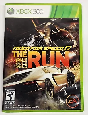 Need For Speed: The Run Limited Edition (Microsoft Xbox 360 2011) Tested • $10.95