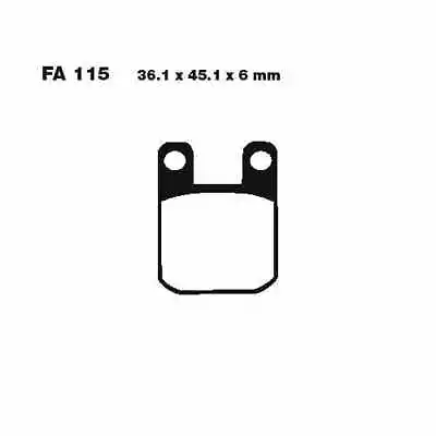 Scooter Brake Pads Sintered HH EBC Sfa115Hh For Italjet Dragster 125 1999 • $46.82