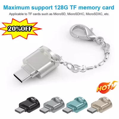 Adapter OTG USB 3.1 Memory Card Reader For Huawei Type C To TF Micro SD • $1.83