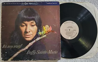 Buffy Sainte-Marie It’s My Way! LP 1964 Vanguard VRS-79142 Vinyl Record Folk Uni • $5.95