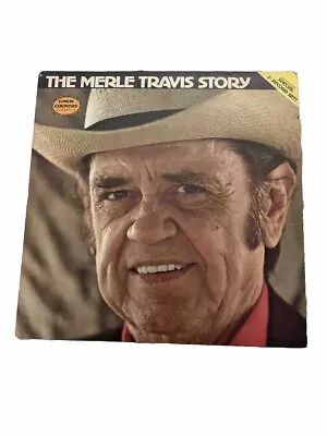 Merle Travis LP-The Merle Travis Story-2 LP Set-1979-CMH-Gatefold NM/VG+ • $7.86