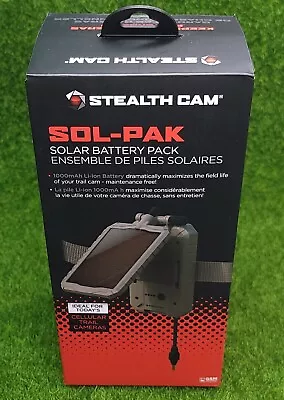 StealthCam 2-in-1 Stealth Solar Power Panel/Rechargeable Battery Pack - STC-SOLP • $52.99