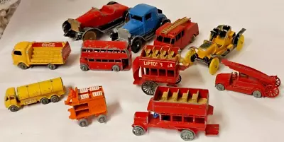 11 Vtg Tootsie & Lesney Made In England Metal Cars  Coca-Cola/Lipton's/ Busses • $9.98