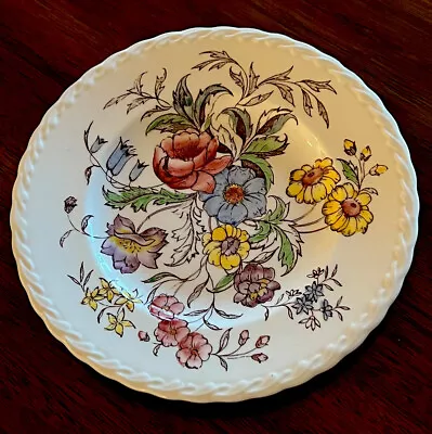 (6) Vernonware Mayflower Hand Painted Salad Plate 7.5in Vernon Kilns CA USA • $40