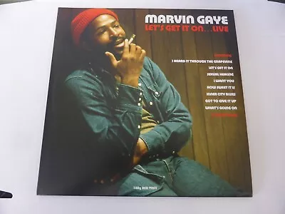 Marvin Gaye Let's Get It On .. Live Double Red Vinyl Lp 2017 Not Now • £23.95
