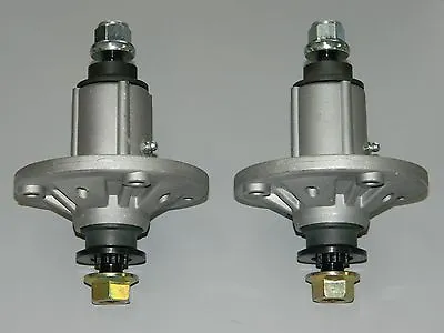 $74.95 • Buy 2 X JOHN DEERE SPINDLE ASSEMBLYS FOR RIDE ON MOWERS SPINDLES 7 POINT STAR BLADE