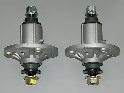 2 X SPINDLE ASSEMBLYS FOR JOHN DEERE RIDE ON MOWERS SPINDLES 7 POINT STAR BLADE • $74.95