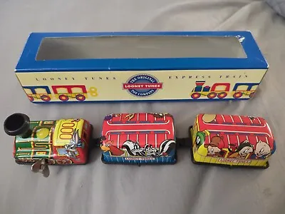 Looney Tunes Express Train (1993) - Original Toy Company - Tin Metal Wind Up Toy • $19.95