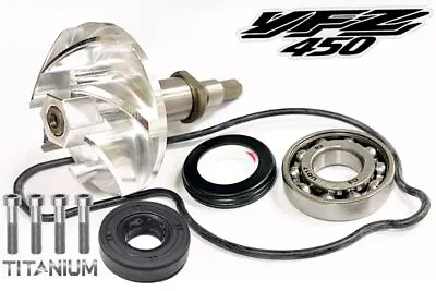 Replace YFZ450 YFZ 450 Water Pump Impeller Billet Gear Shaft Complete Redo Kit • $44.99