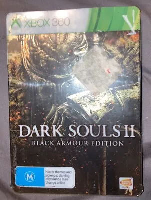 Dark Souls Ii 2 - Black Armour - Steelbook Limited Edition - Xbox 360 • $23