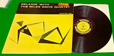 Relaxin' With The Miles Davis Quintet 1958 Prestige PRLP 7129  Deep Groove • £70