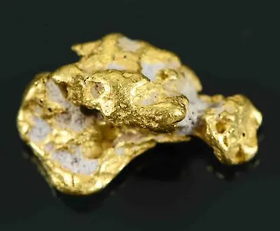 #27 Australian Natural Gold Nugget With Quartz Weighs 2.17 Grams. • $227.94