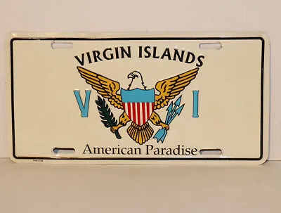 Virgin Islands  License Plate American Paradise • $6.95