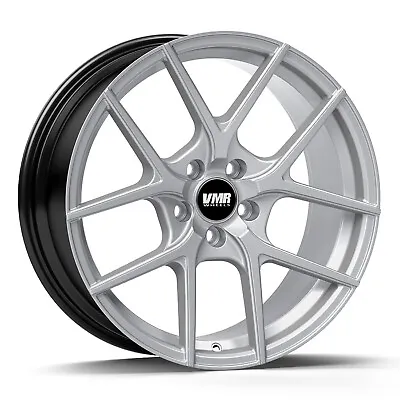 (1) 19  VMR Wheels V803 19x9.5 Et35 +35 Offset 5x112 66.6mm Bore | Hyper Silver • $149.99