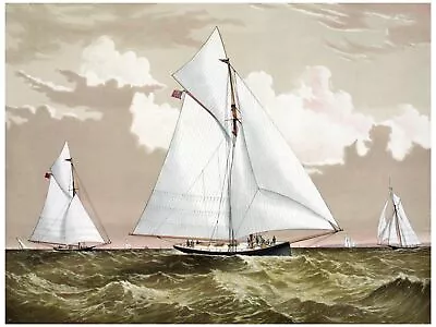 8147.Decoration Poster.Home Room Wall Art Design Print.Sail Boats.Maritime Decor • $60