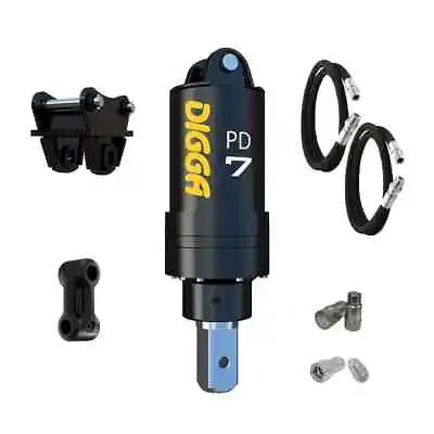 Digga PD7 And PDH7 Auger Drive For Mini Excavators Up To 7.5T • $5135