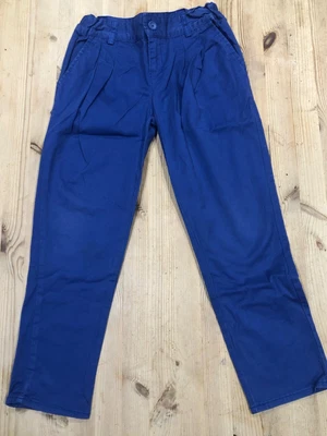 £1 • Buy M&S Marks & Spencer Autograph Child Girls Boys Blue Trousers Chinos Cotton 6-7yr
