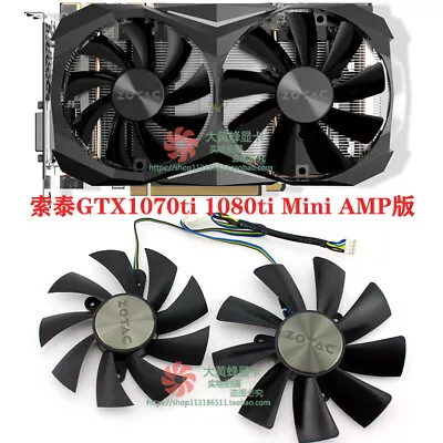 $36.07 • Buy Zotac GTX1060 1070TI 1080Ti Mini AMP Version GAA8S2U GA92S2U Graphics Card Fan