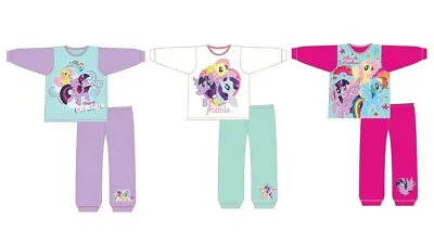 Girls Kids My Little Pony Pyjamas Nightwear PJs Gift Idea Cotton Long Sleeve • £14.99