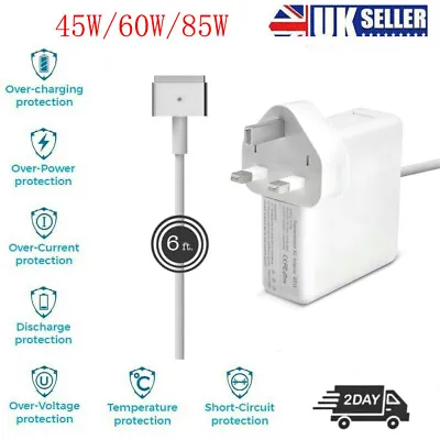 For Apple 85W / 60W /45W Power Adapter L-Tip/T-Tip Charger Macbook Pro Air Mac • £14.39