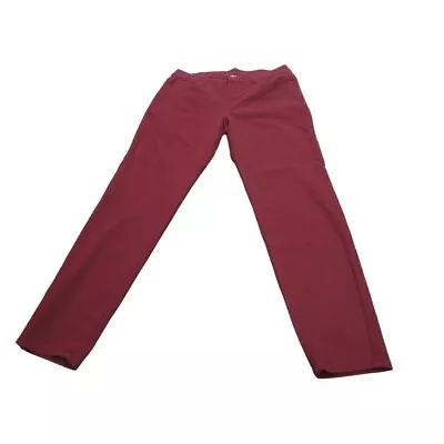 Marie Claire Womens Burgundy Red Dark Wash Skinny Jeans Size 15 • $18.06