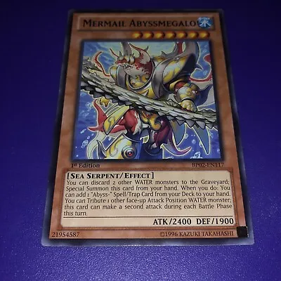 Mermail Abyssmegalo - BP02-EN117 - Rare - 1st Edition X1 - Near Mint Yu-Gi-Oh! • $2.62