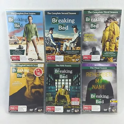 Breaking Bad | Complete Series 1-6 (DVD 2014 R4) Season 1 2 3 4 5 6 VGC • $44.95