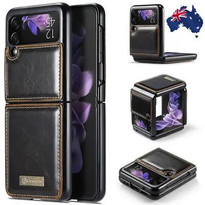 $14.29 • Buy For Samsung Galaxy Z Flip 3 5G Shockproof Leather Stand Back Cover Slim Case