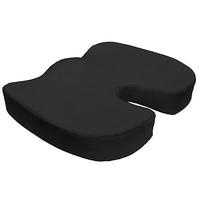 Memory Foam Coccyx Orthopedic Seat Cushion Support Pain Relief Velvet Cover • $18.99