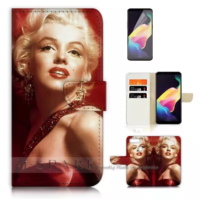 ( For Oppo AX7 ) Wallet Flip Case Cover PB21329 Marilyn Monroe • $12.99