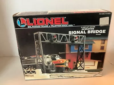Lionel Operating Signal Bridge 6-12724 W/Box • $19.99