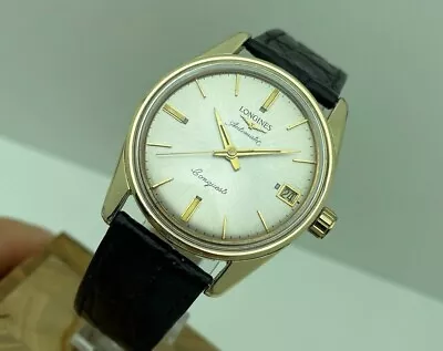 LONGINES CONQUEST GOLD & STEEL AUTOMATIC 34mm CAL 291 VINTAGE WATCH FOR MEN • £546.14