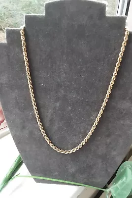 GOLD ROPE CHAIN NECKLACE 42cm 9ct GOLD CHAIN  • £259