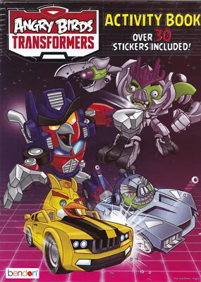 $14.99 • Buy Angry Birds Transformers Activity Book With Over 30 Stickers Included (2015)