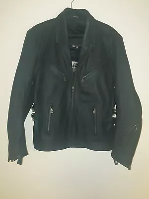 Teknic Genuine Leather Motorcycle Riding Womens Jacket 2XL • $120